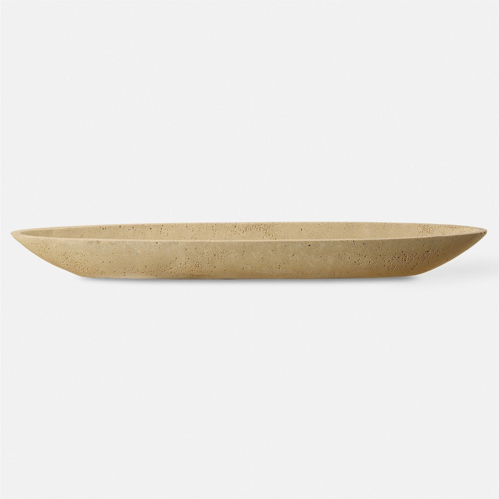 Uttermost 18163 Vessel - Bowl-2.75 Inches Tall and 29 Inches Wide, Finish Color: Ivory