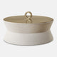 Uttermost 18165 Luxe - Round Box-5.5 Inches Tall and 10 Inches Wide