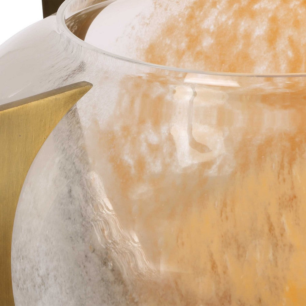 Uttermost Amber Swirl Vase UT-18183