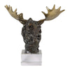 Uttermost Moose Bust Bronze Sculpture UT-18187