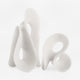 Uttermost Silent Wave White Sculptures Set/2 UT-18194