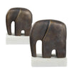 Uttermost 18195 Timeless Tusk - Sculpture (Set of 2)-9.06 Inches Tall and 7.4 Inches Wide UT-18195