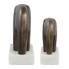 Uttermost 18195 Timeless Tusk - Sculpture (Set of 2)-9.06 Inches Tall and 7.4 Inches Wide UT-18195