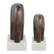 Uttermost 18195 Timeless Tusk - Sculpture (Set of 2)-9.06 Inches Tall and 7.4 Inches Wide UT-18195