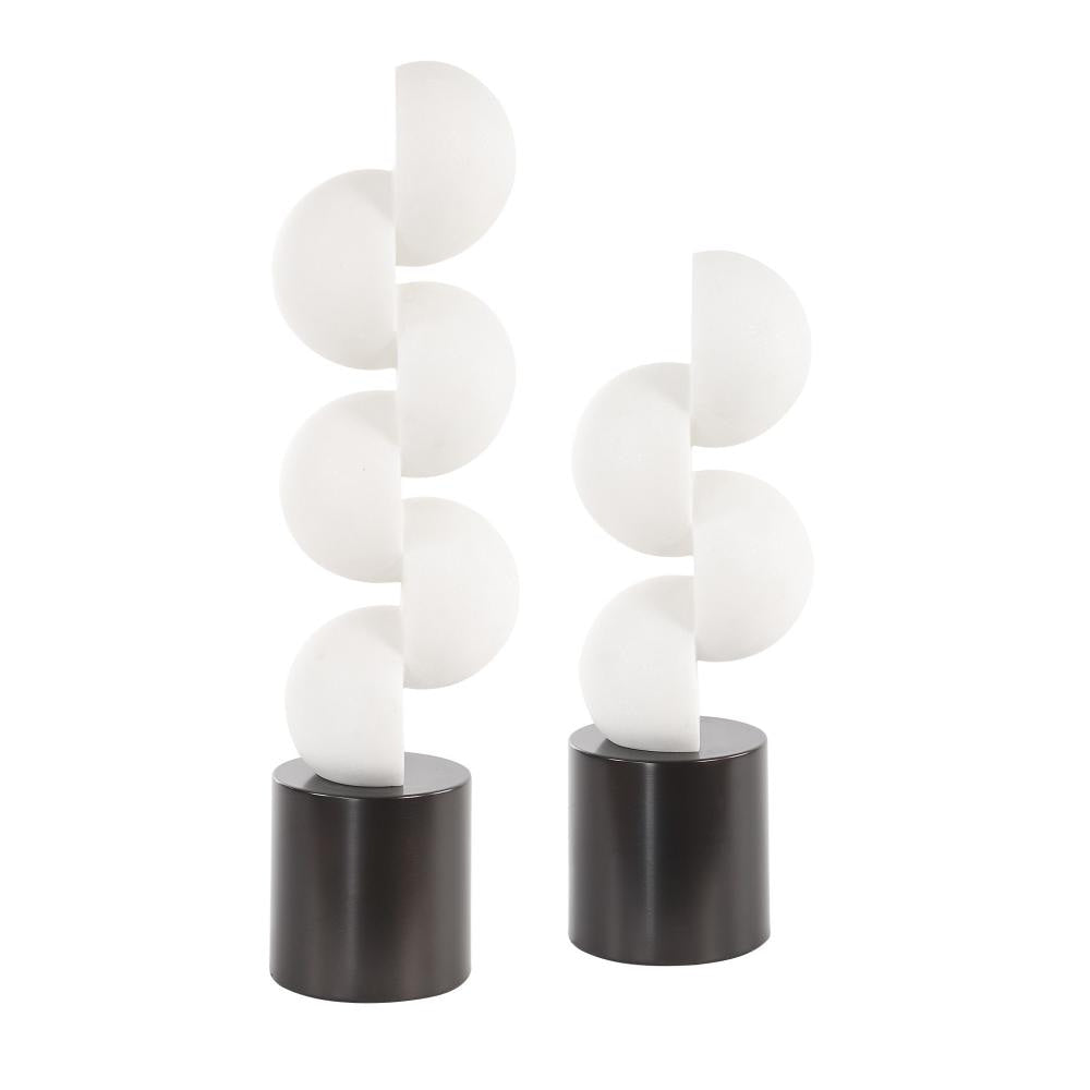 Uttermost 18198 Symmetry - Sculpture (Set of 2)-18 Inches Tall and 4.5 Inches Wide UT-18198