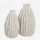 Uttermost 18200 Ivory Ridge - Vase (Set of 2)-14 Inches Tall and 8.13 Inches Wide UT-18200