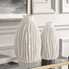 Uttermost 18200 Ivory Ridge - Vase (Set of 2)-14 Inches Tall and 8.13 Inches Wide