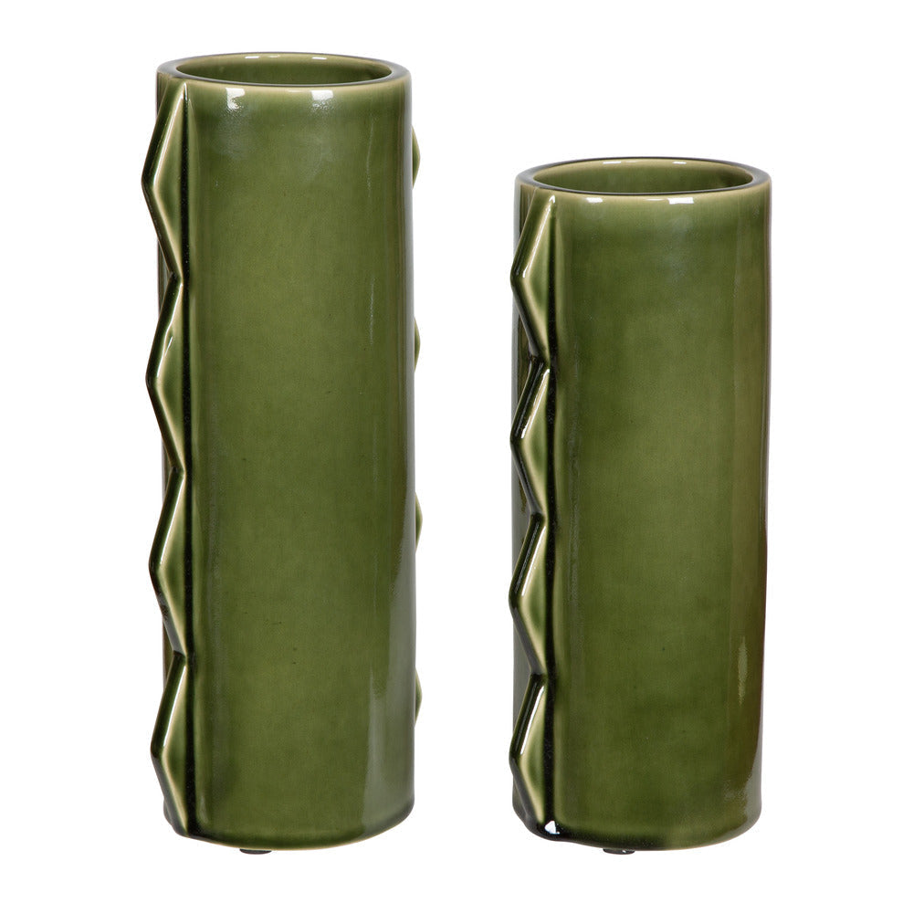 Uttermost Meander Green Vases Set/2 UT-18216