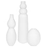 Uttermost Forma White Ceramic Vases, Set/3