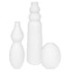 Uttermost Forma White Ceramic Vases, Set/3