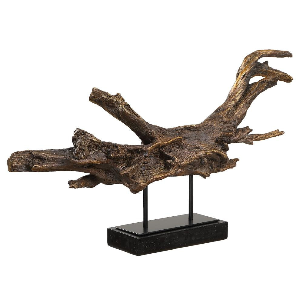 Uttermost 18221 Gilded Branch - Sculpture-13 Inches Tall and 25 Inches Wide UT-18221