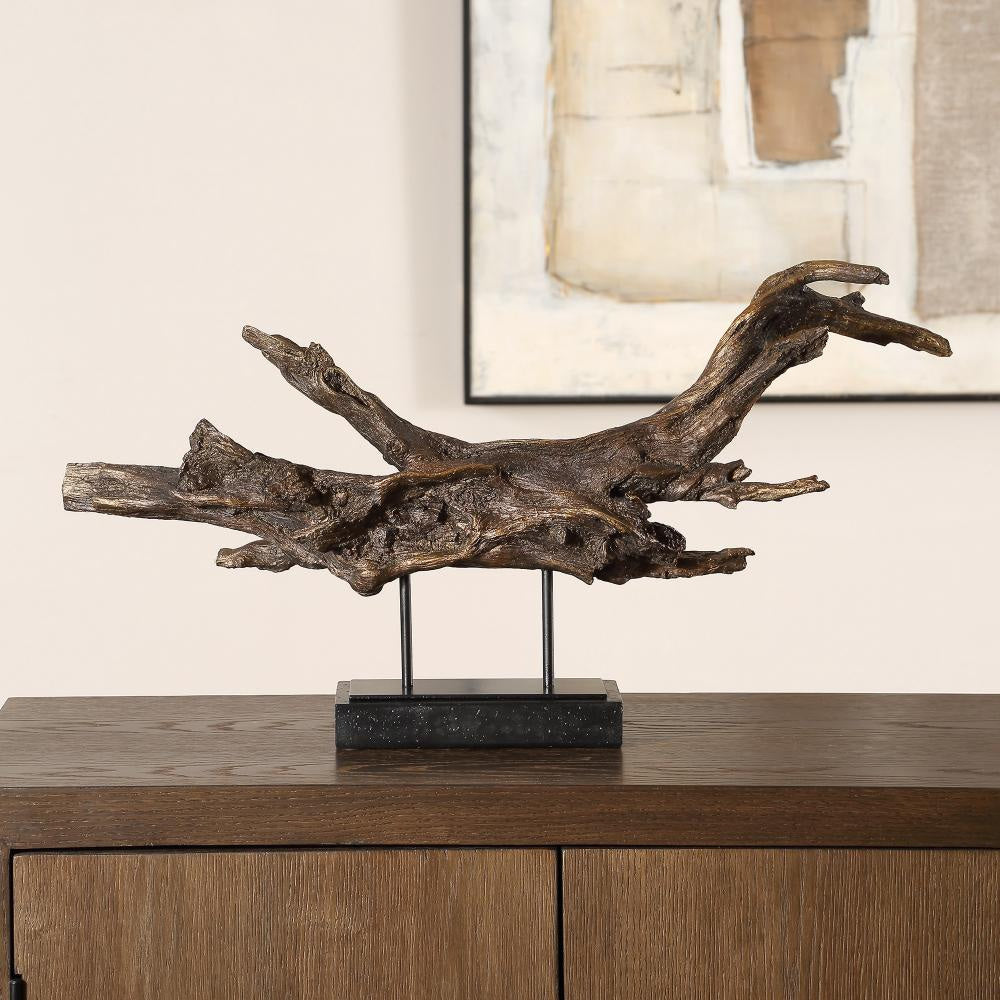 Uttermost 18221 Gilded Branch - Sculpture-13 Inches Tall and 25 Inches Wide