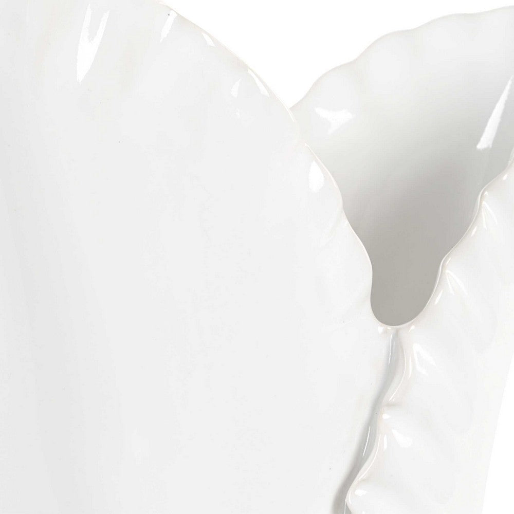 Uttermost Leafscape White Vases Set/2 UT-18222