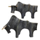 Uttermost 18227 Regal Bull - Sculpture (Set of 2)-9.5 Inches Tall and 15 Inches Wide UT-18227
