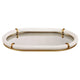 Uttermost Cyprus Leather Oval Tray UT-18229