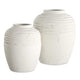 Uttermost Luna Ridge White Ceramic Vases Set/2 UT-18245