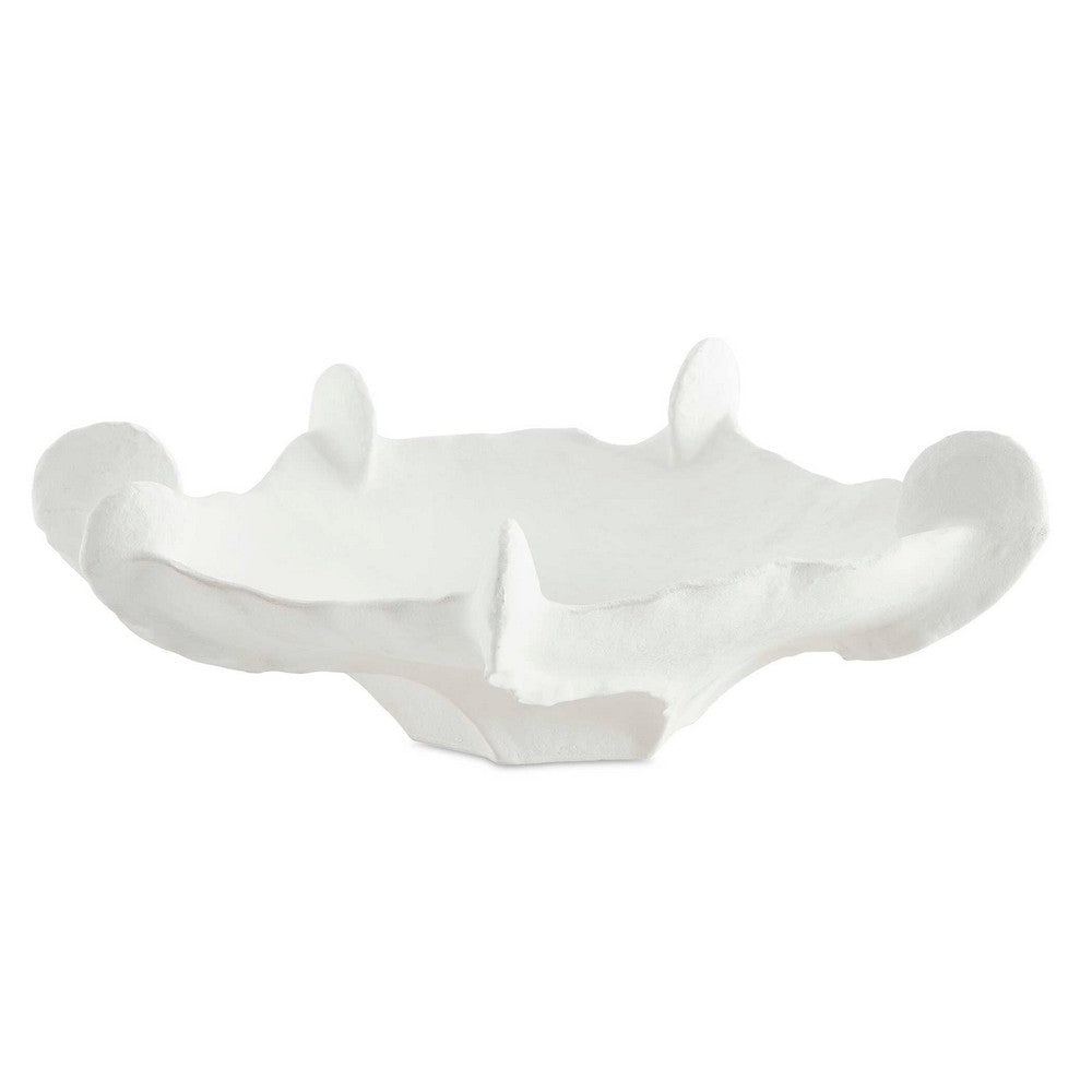 Uttermost Coral Mirage White Outdoor Bowl
