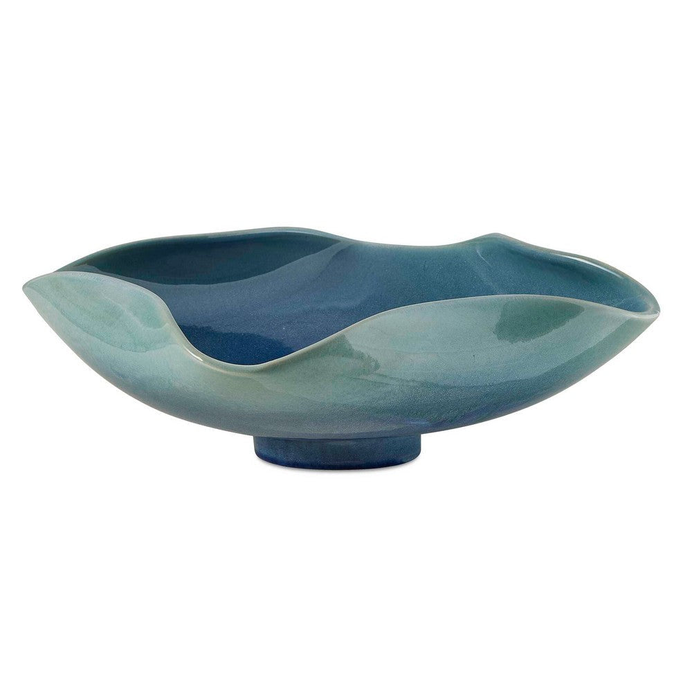 Uttermost Blue Lagoon Outdoor Bowl