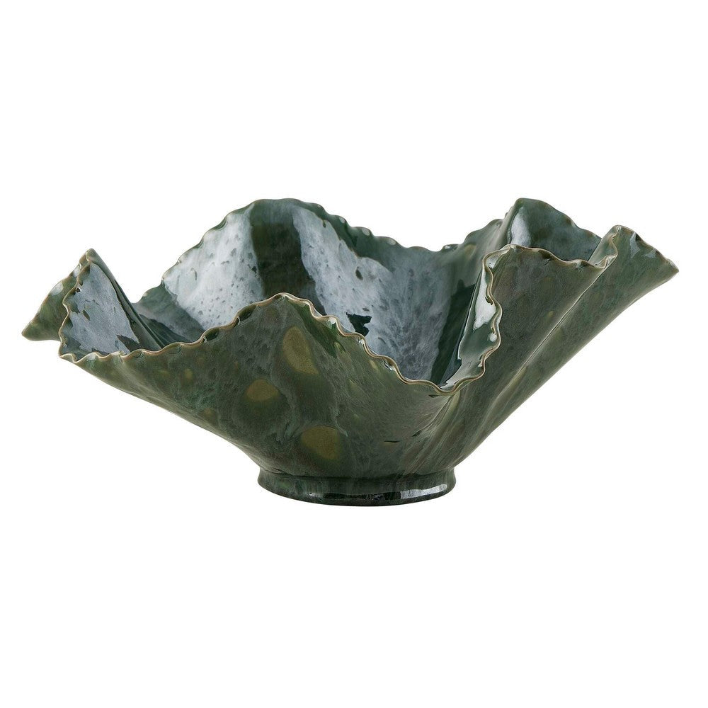 Uttermost Verdant Bloom Emerald Outdoor Bowl UT-18252