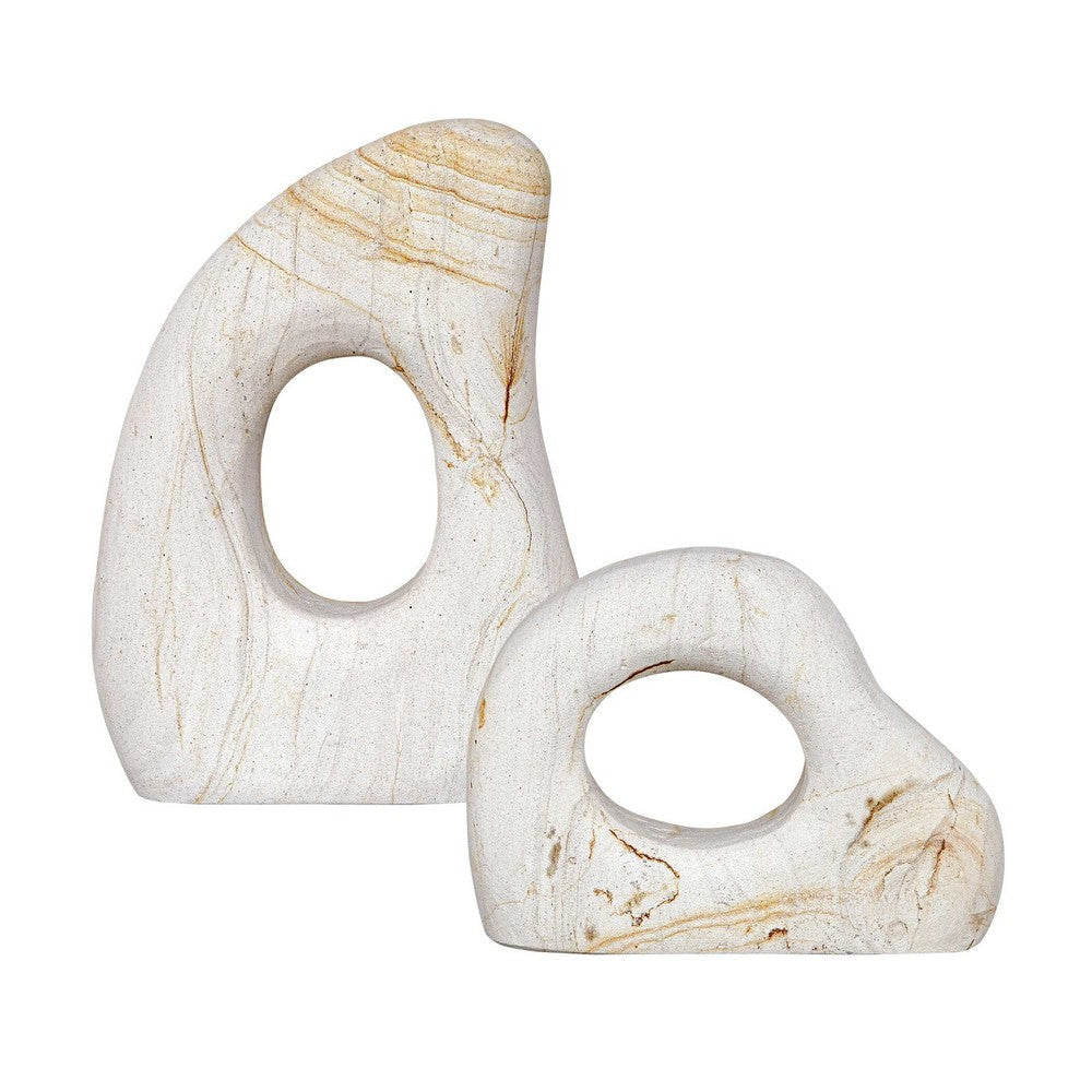 Uttermost Stone Flow Outdoor Sculptures Set/2