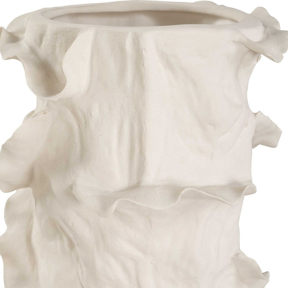 Uttermost Ripple Crest White Vases Set/2 UT-18268