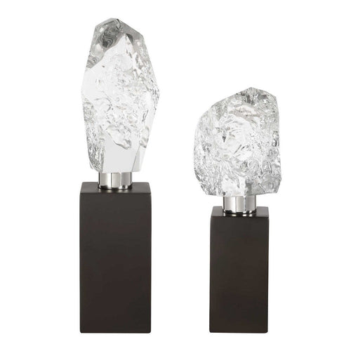 Uttermost Crystal Peak Sculptures Set/2