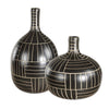 Uttermost Graphite Stride Geometric Vases Set/2 UT-18271
