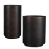 Uttermost Volcan Matte Bronze Outdoor Planters Set/2