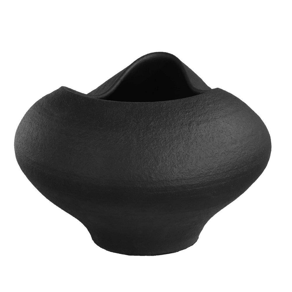 Uttermost Nocturne Textured Black Bowl UT-18279