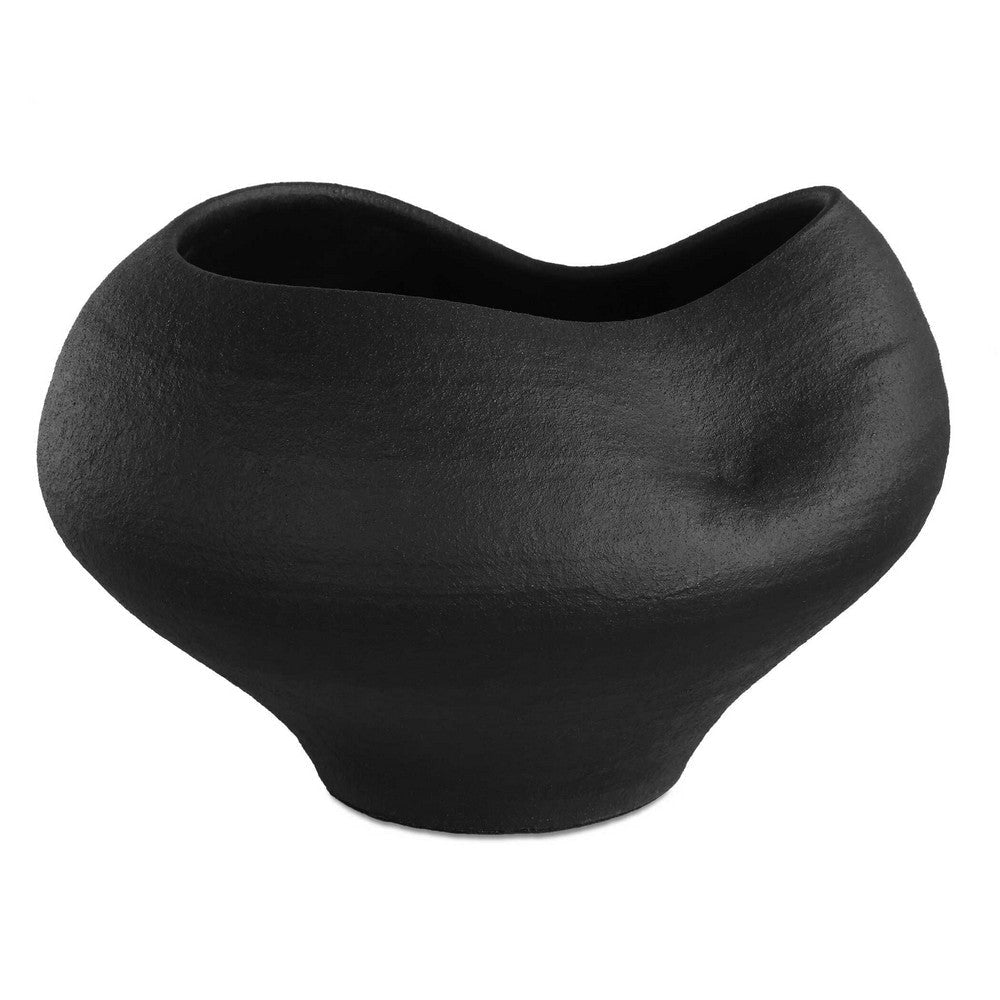 Uttermost Nocturne Textured Black Bowl UT-18279