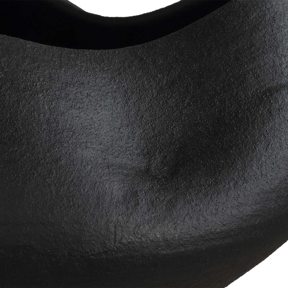 Uttermost Nocturne Textured Black Bowl UT-18279