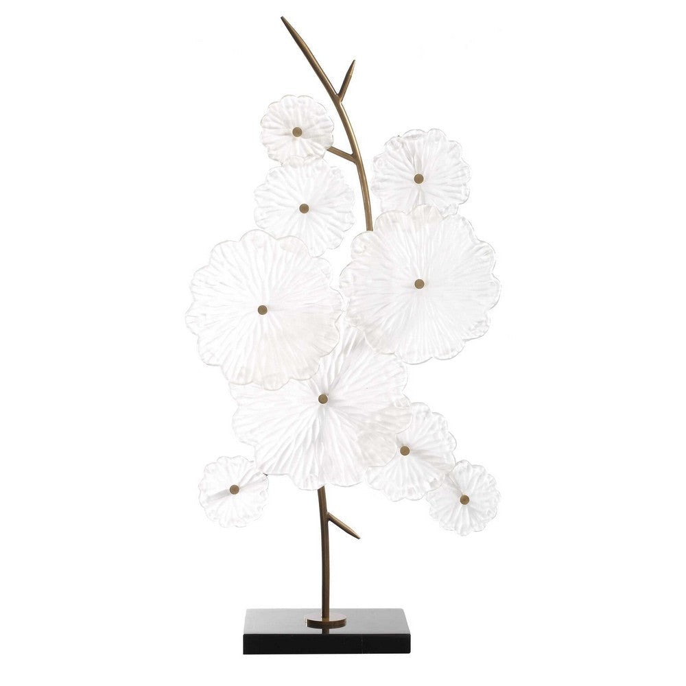 Uttermost Glass Garden Table Sculpture UT-18280