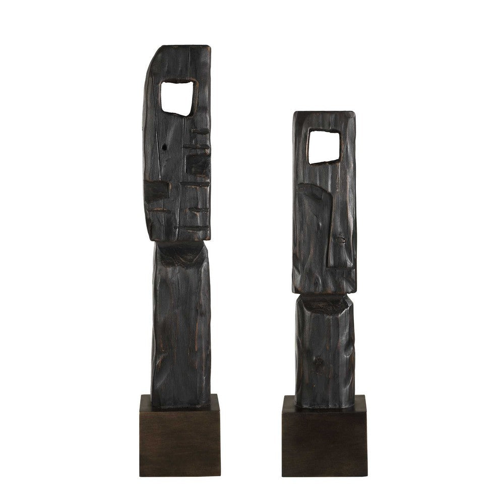 Uttermost Cipher Black Wood Totems Set/2