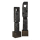 Uttermost Cipher Black Wood Totems Set/2 UT-18282