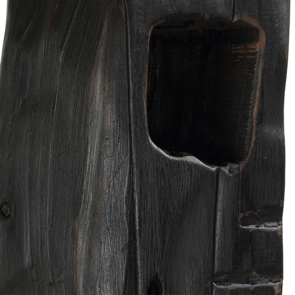 Uttermost Cipher Black Wood Totems Set/2 UT-18282