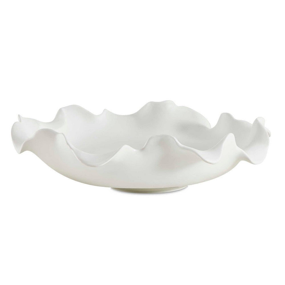 Uttermost Wave Crest White Outdoor Bowl UT-18286