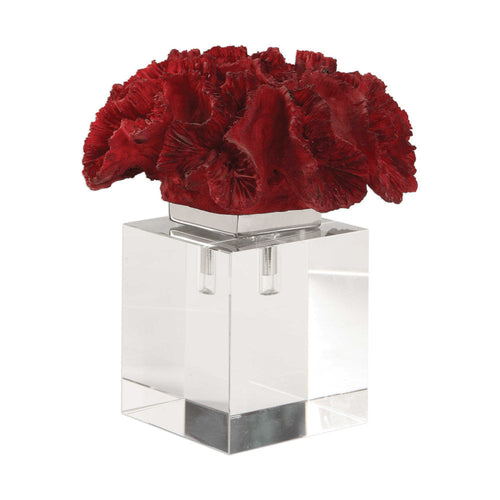 Uttermost Red Coral Cluster 7 3/4" High Table Sculpture