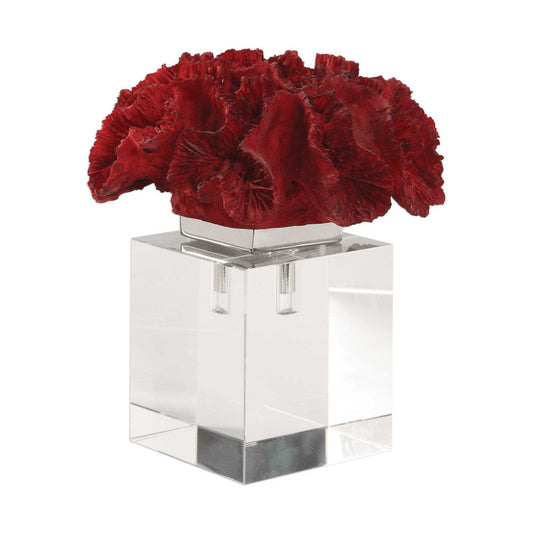 Uttermost Red Coral Cluster 7 3/4" High Table Sculpture