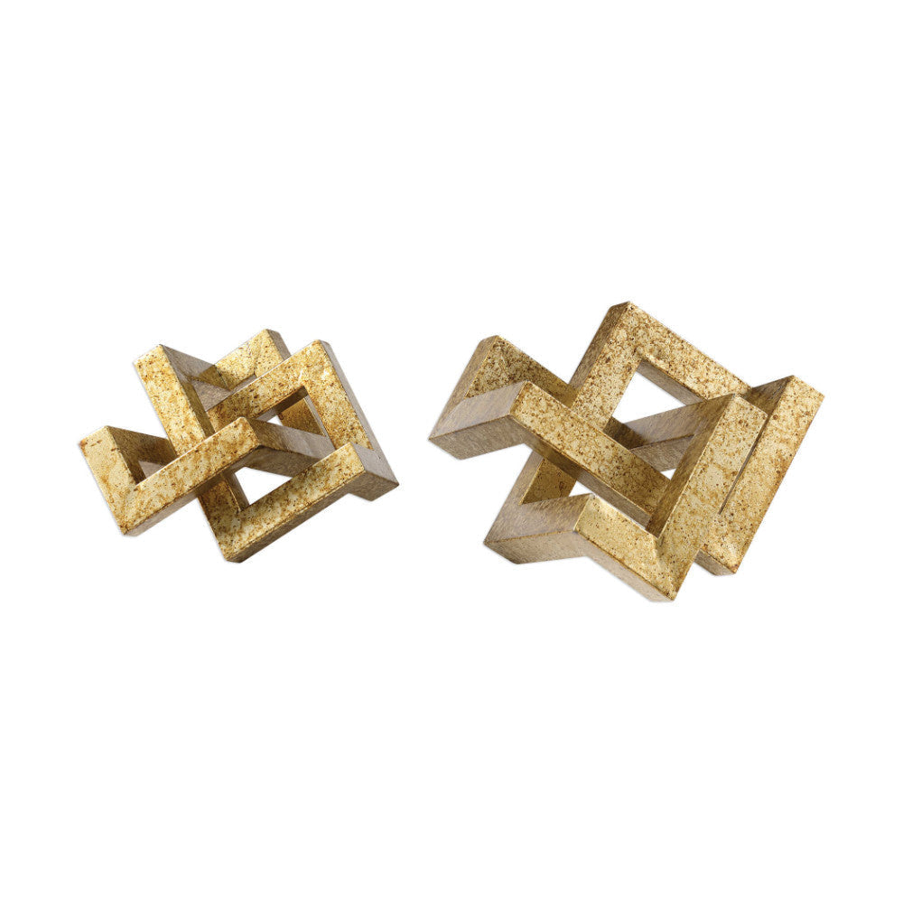 Uttermost Ayan Gold Accents, S/2 By Casagear Home