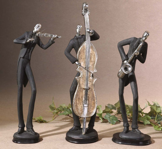 Uttermost Musicians Decorative Figurines, Set/3 By Casagear Home