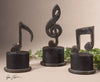 Music Notes - 11.75 inch Figurine (Set of 3) - 4.75 inches wide by 3.25 inches deep