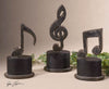 Uttermost Music Notes Metal Figurines, Set/3 By Casagear Home