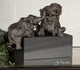 Playful Pachyderms - 16 inch Figurine - 16 inches wide by 7.75 inches deep