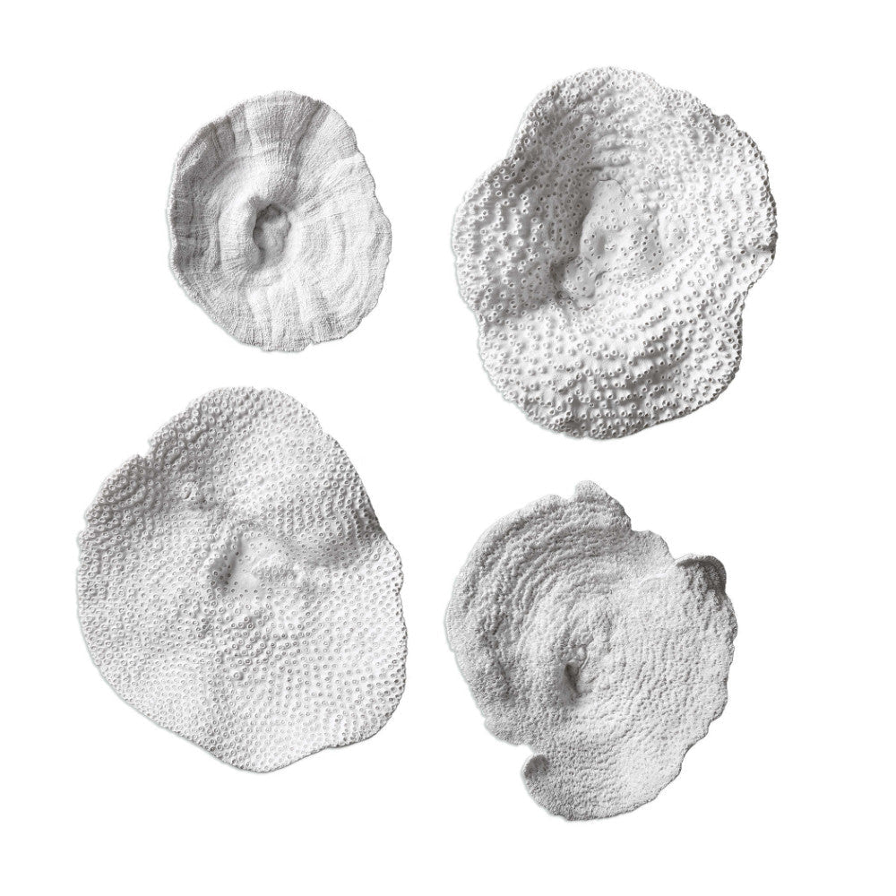 Uttermost Sea Coral 13 1/2" High 4-Piece Wall Art Set