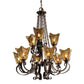 Uttermost Vetraio 9Lt Oil Rubbed Bronze Chandelier By Casagear Home