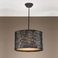 Uttermost Alita Aged Black Drum Pendant By Casagear Home UT-21104