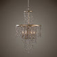 Uttermost Valka 6 Light Crystal Chandelier By Casagear Home UT-21288