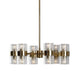 Uttermost Marinot Chandelier 12 Light Iron/Glass -Traditional Installation