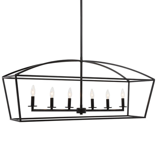 Uttermost Clayton - 6 Light Linear Chandelier