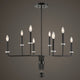 Uttermost Ebony - 8 Light Chandelier-20.88 Inches Tall and 34 Inches Wide